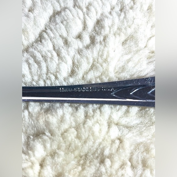 Ekco EKS7 Stainless Pie Server Glossy USA Chevron Geometric Center Flatware 10” - Picture 3 of 5